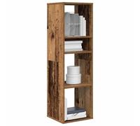 vidaXL Bibliothèque vieux bois 34x31x112 cm bois d'ingénierie