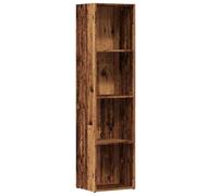 vidaXL Bibliothèque Vieux Bois 36x30x143 cm Bois d'ingénierie, bibliothèque, Armoire de Rangement, Support de Rangement, étagère, étagère à Livres