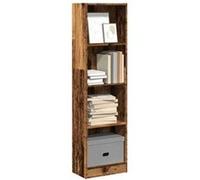 vidaXL Bibliothèque Vieux bois 40x24x143 cm en bois d'ingénierie Marron