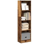 vidaXL Bibliothèque Vieux bois 40x24x143 cm en bois d'ingénierie Marron