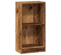 vidaXL Bibliothèque Vieux Bois 40x24x76 cm – Bois d'ingénierie – Marron G