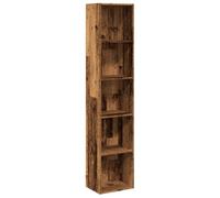 vidaXL Bibliothèque Vieux Bois 40x30x189 cm Bois d'ingénierie, étagère, étagère à Livres, Support de Livre, Armoire de Rangement, étagère de Rangement