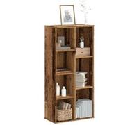 vidaXL Bibliothèque vieux bois 50x25x105 cm bois d'ingénierie852796 Marron G