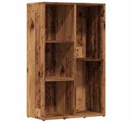 vidaXL Bibliothèque Vieux Bois 50x25x80 cm Bois d'ingénierie, bibliothèque, Armoire de Rangement, Support de Rangement, étagère, étagère à Livres