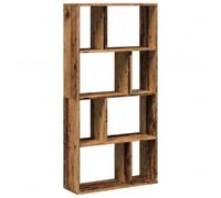 vidaXL Bibliothèque Vieux Bois 60x20x120,5 cm Bois d'ingénierie, étagère, étagère de Rangement, Support à Livres, étagère à Livres, étagère de Stockage