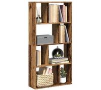 vidaXL Bibliothèque Vieux Bois 60x20x120,5 cm Bois d'ingénierie Marron
