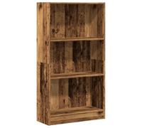vidaXL Bibliothèque Vieux Bois 60x24x109 cm Bois d'ingénierie, étagère à Livres, Porte-Livres, Support à Livres, Armoire de Rangement