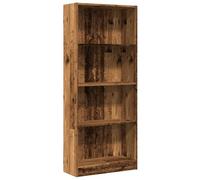 vidaXL Bibliothèque Vieux Bois 60x24x143 cm Bois d'ingénierie Marron
