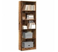 vidaXL Bibliothèque Vieux Bois 60x24x176 cm Bois d'ingénierie Armoire de rangement