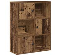 vidaXL Bibliothèque Vieux Bois 60x24x76,5 cm – Bois d'ingénierie, Étagère à livres