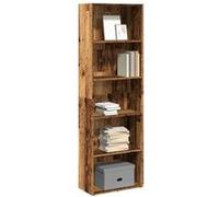 vidaXL Bibliothèque Vieux bois 60x30x189 cm Bois d'ingénierie Marron