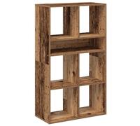 Bibliothèque vieux bois 66x31x112 cm bois d ingénierie