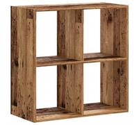 vidaXL Bibliothèque Vieux bois 68,5x32x68,5 cm Bois d'ingénierie Multicolore