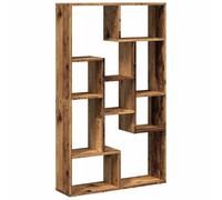 Bibliothèque vieux bois 72x20x120 cm bois d'ingénierie, étagère, étagère de rangement, support à livres, étagère à livres, étagère de stockage 858163