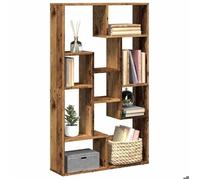 vidaXL Bibliothèque Vieux Bois 72x20x120,5 cm Bois d'ingénierie, étagère, étagère de Rangement, Support à Livres, étagère à Livres, étagère de Stockage