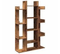 vidaXL Bibliothèque Vieux bois 86x25,5x140 cm Bois d'ingénierie Marron G