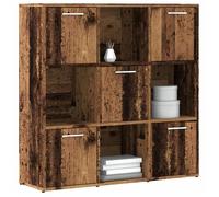 vidaXL Bibliothèque Vieux bois 90x28x90 cm Bois d'ingénierie Marron