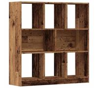 vidaXL Bibliothèque Vieux Bois 97,5×29,5×100 cm Bois d'ingénierie – Étagère de rangement