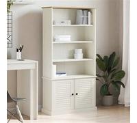 vidaXL Bibliothèque VIGO blanc 85x35x170 cm bois massif de pin