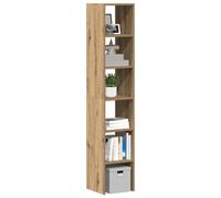vidaXL Bibliothèques 2 pcs empilable chêne artisanal bois d'ingénierie Marron