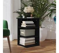 vidaXL Armoire latérale Noir 35x35x55 cm