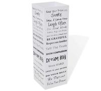 vidaXL Blanc Carré Porte-parapluie Stockage pour cannes bâtons Acier 48,5 cm