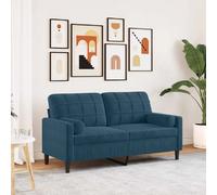 VidaXL Bleu Velours