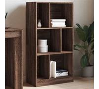 vidaXL Bibliothèque chêne Marron 57x28,5x107,5 cm Bois d'ingénierie, étagère, étagère à Livres, Support de Livre, Armoire de Rangement
