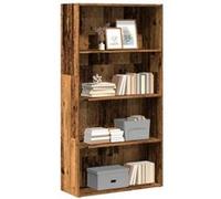 vidaXL Boekenkast 80x30x152 cm bewerkt hout oud houtkleurig857947 Marron G
