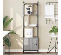 vidaXL Bibliothèque avec porte