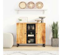 Buffet avec 2 portes 90x33x75 cm bois massif de manguier Bois G