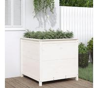 vidaXL Bois de Pin 82,5 cm Blanc