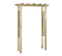 vidaXL Bois Imprégné Arche pour Roses Support Plantes Grimpantes Arceau Voute