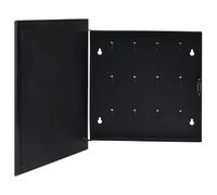 vidaXL Boîte à clés avec panneau magnétique 35x35x4 cm - Noir