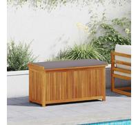 vidaXL Boîte à coussins d'extérieur 113x50x60,5cm bois massif d'acacia