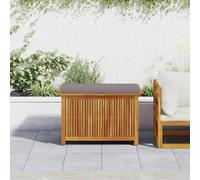 vidaXL Boîte à coussins d'extérieur 90x50x60,5 cm bois massif d'acacia