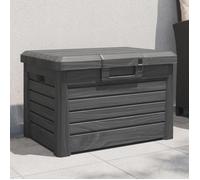 vidaXL Coffre à coussins d'extérieur Anthracite 73 x 50,5 x 46,5 cm Polypropylène