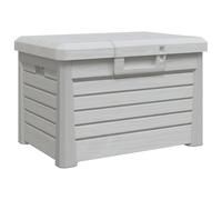 vidaXL Boîte à coussins d'extérieur gris 73x50,5x46,5 cm polypropylène, conteneur à coussins, boîte à coussins de jardin, boîte, boîte de rangement
