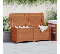 vidaXL Boîte à coussins d'extérieur Marron 150x50x56 cm Sapin massif
