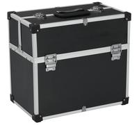 vidaXL Boîte à outils 38x22,5x34 cm noir alu