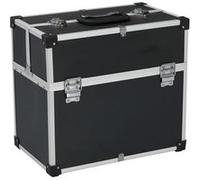 vidaXL Boîte à outils 43,5 x 22,5 x 34 cm Noir Aluminium Noir G