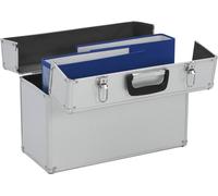 vidaXL Boîte à outils 47 x 36 x 20 cm Argenté Aluminium