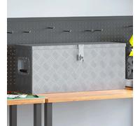 vidaXL Boîte aluminium 76,5 x 26,5 x 33 cm