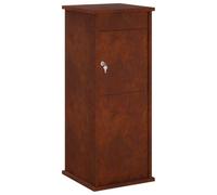 vidaXL boîte aux lettres Rouillé 40 x 40 x 100 cm Acier patiné