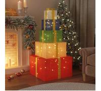 vidaXL Boîte-cadeau de décoration de Noël 250 LED blanc chaud 4019487