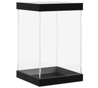 vidaXL Boîte d'affichage transparente, vitrine en acrylique, 14x14x22 cm