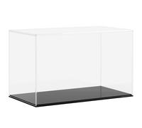 vidaXL Boîte d'affichage – Vitrine en acrylique transparente 31x17x19 cm