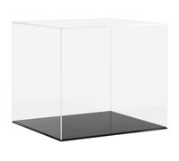 vidaXL Boîte d'Affichage Transparente, Vitrine en Acrylique, Boîte de Présentation, Boîte de Rangement pour Collections Jouets Bijoux, 40x36x35 cm Acrylique