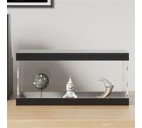 vidaXL Boîte d'Affichage Transparente, Vitrine en Acrylique, Boîte de Présentation, Boîte de Rangement pour Collections Jouets Bijoux, 30x15x14 cm Acrylique Transparent G