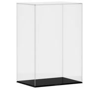 vidaXL Boîte d'Affichage Transparente, Vitrine en Acrylique, Boîte de Présentation, Boîte de Rangement pour Collections Jouets Bijoux, 17x12x25 cm Acrylique
